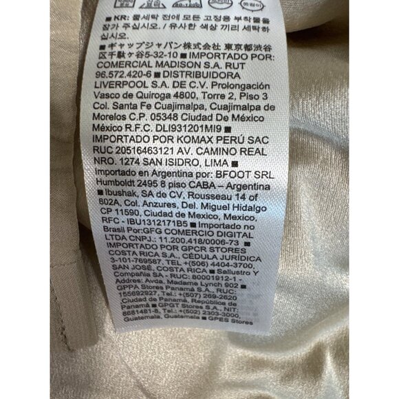 Banana Republic Womens S Silk Beige Button-Up Shirt Blouse Office - Picture 11 of 14